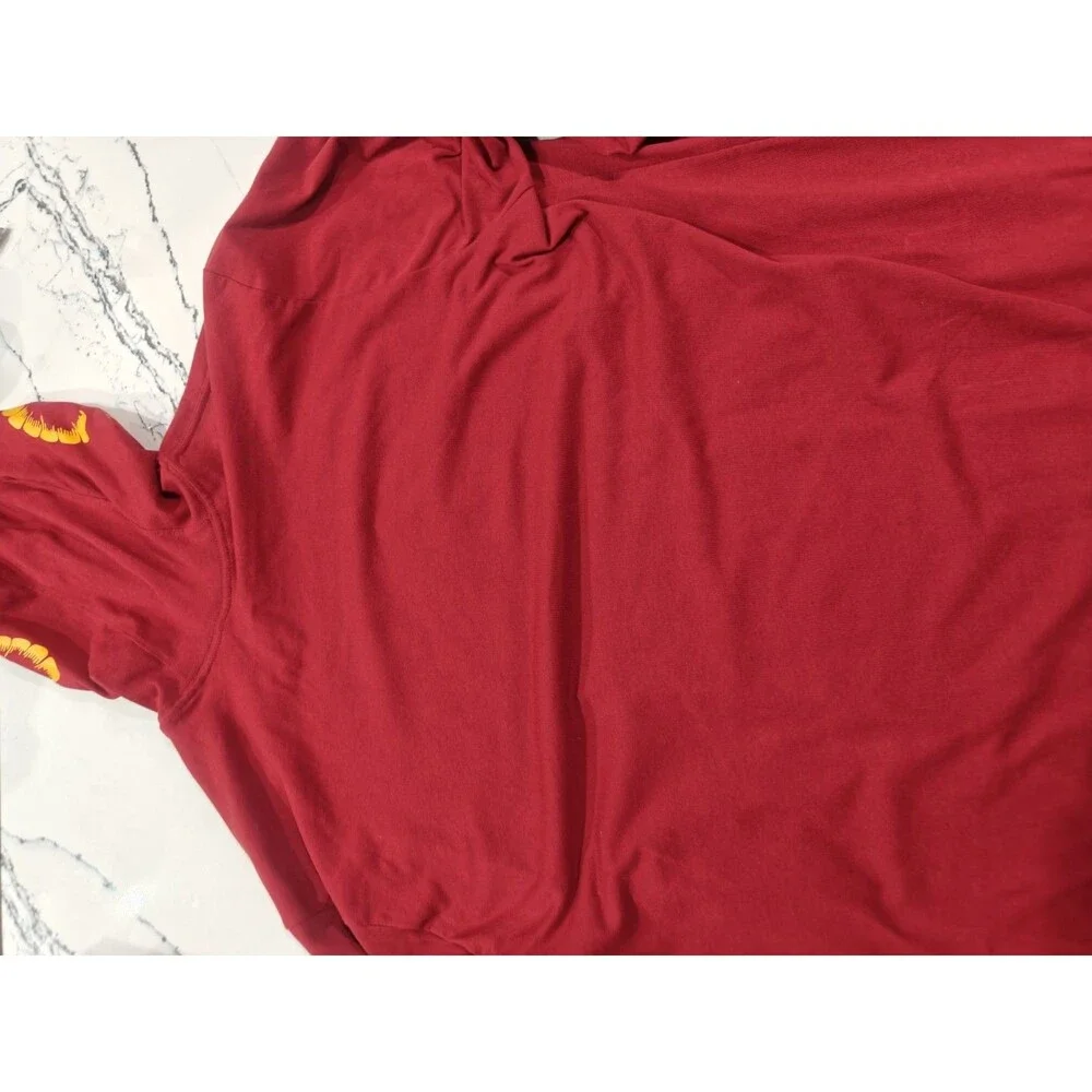 USC Trojans Hoodie Shirt Mens XL Nike Dri-Fit Pullover Lightweight Long Sleeve